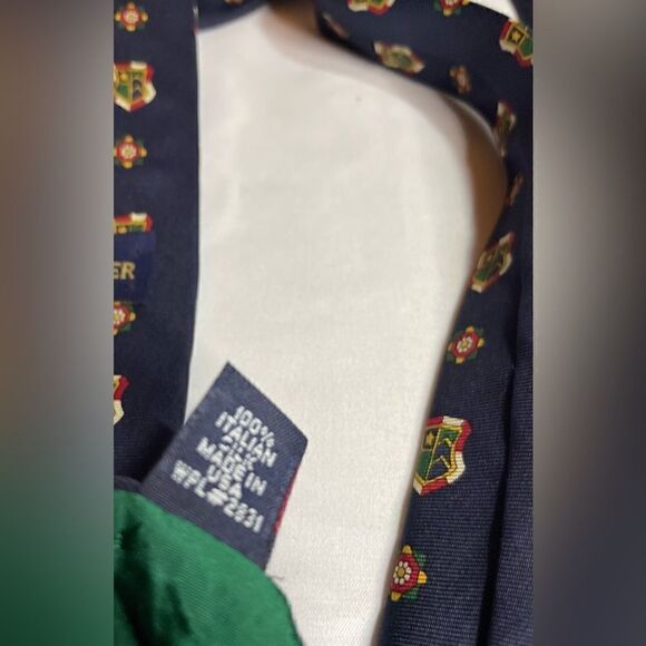 Power Tie Bundle of 2 Neck Ties EPC Tommy Hilfiger & Oakton Limited - Picture 5 of 8